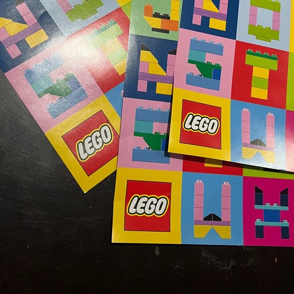 Lego Alphabet (Name) Craft Sheet - Picture 5 of 7